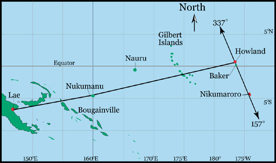 Pacific Route Map
