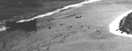1941 photo of shipwreck.