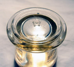 clear jar bottom