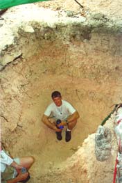 Grave excavation