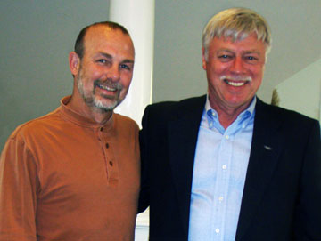 Dave Jourdan and Ric Gillespie, 2008